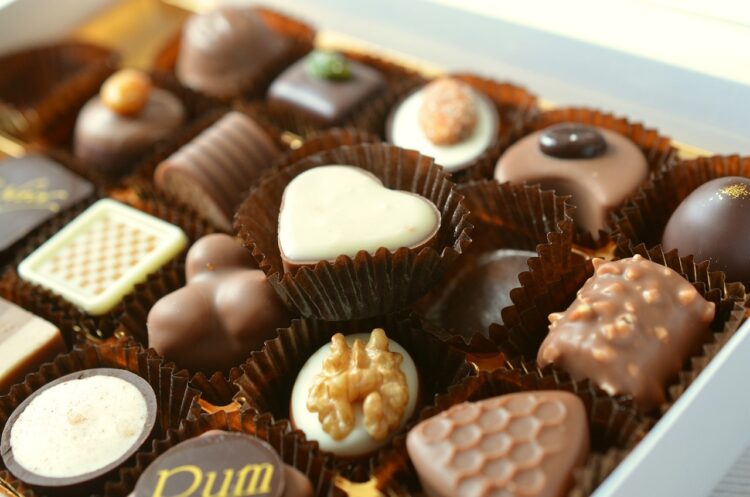 Variety box of chocolates